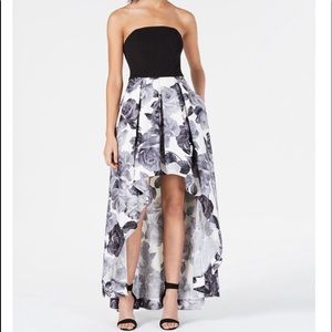 Hi-Low Floral Dress